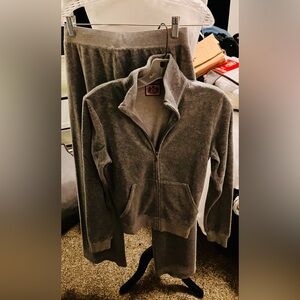 Juicy Couture Charcoal Velour Jacket